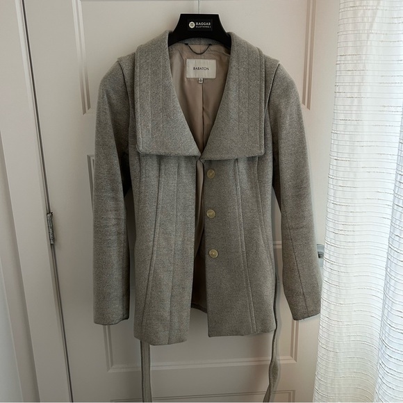 Babaton wool cashmere coat - Picture 5 of 9